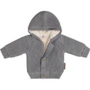 Baby's Only Vestje met capuchon teddy Soul - Grijs - 68 - 100% ecologi...