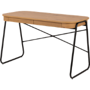 Steven houten bureau naturel - met 2 lades - 120 x 60 cm