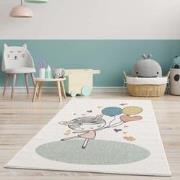 Tapijtenloods Vloerkleed Laagpolig Anime Kids Creme- 80x150 CM