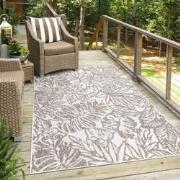 Tapijtenloods Sun In- & Outdoor Vloerkleed Laagpolig Beige- 150x150 CM