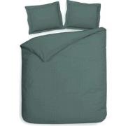 Heckett & Lane Dekbedovertrek Punto Mineral Green 200 x 200 220 cm + 2...