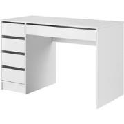 Meubella Kaptafel Arco - Wit hoogglans - 120 cm - Met spiegel