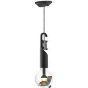 Move Me hanglamp Twist - zwart / Umbrella 3W - zwart goud