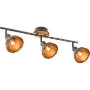 Landelijke LED Opbouwspot Denver - Naturel - 58/10.5/24cm - Dimbaar - ...