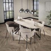 Hoyz Collection - Eetkamertafel 180 Ceramic - Ceramic Travertine