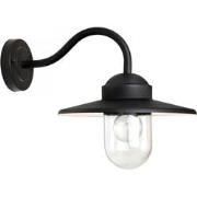 240v muurlamp dolce retro zwart