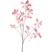 Kunsttak Star leaf branche Mirja pink 123 cm