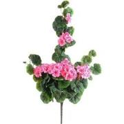 Kunstbloem geranium 70 cm, roze