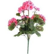 Kunstbloem geranium 45 cm, roze