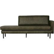 BePureHome Rodeo Daybed Rechts - Eco-leder - Army - 85x266x86/213