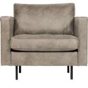 BePureHome Rodeo Classic Fauteuil - Eco-leder - Elephant - 83x98x88