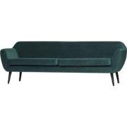 WOOOD Rocco 3-Zitsbank - Velvet - Teal - 75x230x82