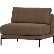 vtwonen Couple Loveseat Element - Polyester - Bruin - 89x100x100