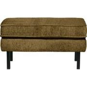 BePureHome Hocker Op Poten Rodeo - Structure Velvet - Brass - 45x84x54