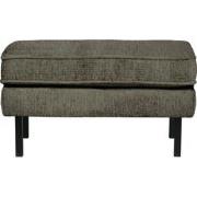 BePureHome Hocker Op Poten Rodeo - Structure Velvet - Frost - 45x84x54