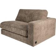 PTMD Nilla Sofa Armrest R SiC Ant5 Brown