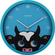 Wall Clock Peekaboo Cow