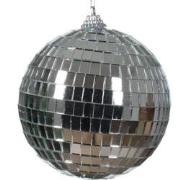 Kerstballen foam d10l10 cm zilver kerst