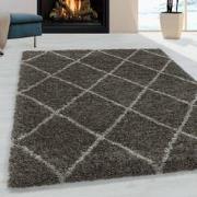 Tapijtenloods Harmony Soft Shaggy Hoogpolig Vloerkleed Taupe- 240x340 ...