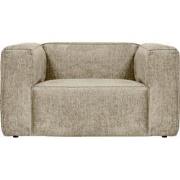 WOOOD Bean Fauteuil - Structure Velvet - Buttermilk - 74x146x98