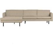 BePureHome Rodeo Chaise Longue Links - Bouclé - Beige - 85x300x86/155