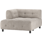 WOOOD Louis 1,5-Zits Chaise Longue - Polyester - Sage - 73x122x140