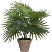 Mica Decorations Palm Kunstplant in Bloempot Stan - H40 x Ø35 cm - Gro...