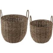 Mand Set Save Large - Naturel - 35,5x35,5x38cm