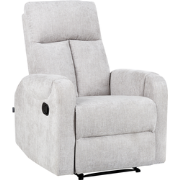 Beliani SOMERO - TV-fauteuil-Grijs-Polyester