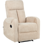 Beliani SOMERO - TV-fauteuil-Beige-Polyester