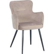 Pole to Pole - Wing Chair - Velvet - Sand White