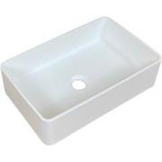 Solid Surface opbouw waskom Toledo 45x28cm mat wit