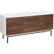 Beliani OKLAND - Sideboard-Wit-Vezelplaat