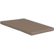 Harris&Darwin Taupe Percaline Katoenen Topper Hoeslaken 160x220cm