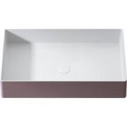 Solid Surface opbouw waskom volga 58x37cm mat wit