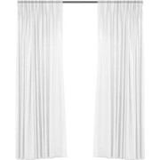 Larson - Luxe ondergordijnen - Met haken - 1.5m x 2.5m - Wit - 2 stuks