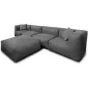 Feel Furniture - Binnen en Buiten bank - Odin - 4 Persoonsbank - Grijs...