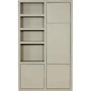 Wandkast Beige Mangohout - 120x45x200cm - Xander