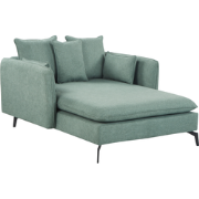 Beliani CHARMES - Chaise longue-Groen-Polyester