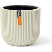 Pot bol Groove H8 cm beige