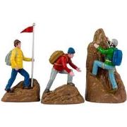 Rock Climbers 15x5x23 cm 3st Kersthuisje