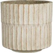 Mica Decorations Bloempot Apiro - 22.5x22.5x21 cm - cement - Gebroken ...