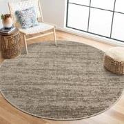 Relax Oslo - Laagpolig Effen Vloerkleed - Rond - Modern Tapijt - Beige...