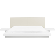 Beliani ZEN - Tweepersoonsbed-Wit-MDF