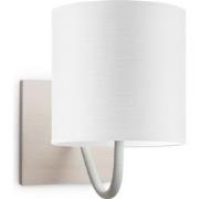 wandlamp beach bling Ø 16 cm - wit