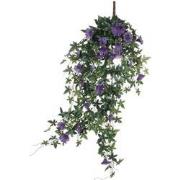 Mica Decorations petunia hangend donkerpaars maat in cm: 80 x 20 x 15