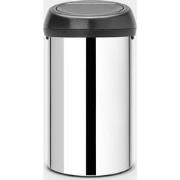 Touch Bin afvalemmer, 60 liter - Brilliant Steel