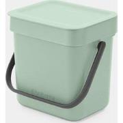 Sort & Go afvalemmer, 3 liter - Jade Green