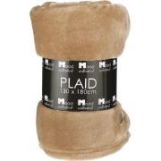 In The Mood Collection Famke Fleece Plaid - L180 x B130 cm - Lichtbrui...