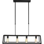 Moderne Hanglamp Aurora Zwart 4-lichts